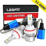 9007 HB5 Hi/Lo Dual Beam, 72w 7600lm 6K Cool White LED Headlights All-in-One Conversion Kit