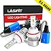 LASFIT LED Headlight Bulbs Conversion Kit - 9007 HB5 Hi/Lo Dual Beam, 72w 7600lm 6K Cool White LED Headlights All-in-One Conversion Kit