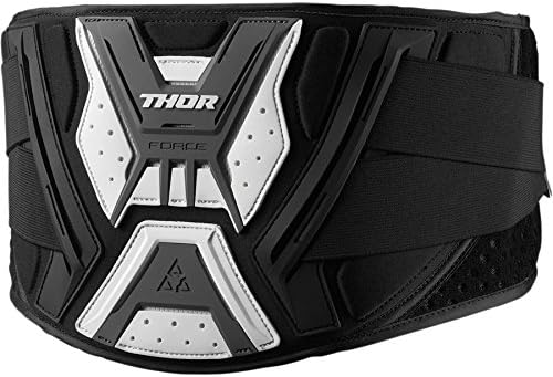 Thor Force Belt Back Support Strap Motorbike Kidney Belt Enduro Motocross Off Road Dirt Bike Red/White