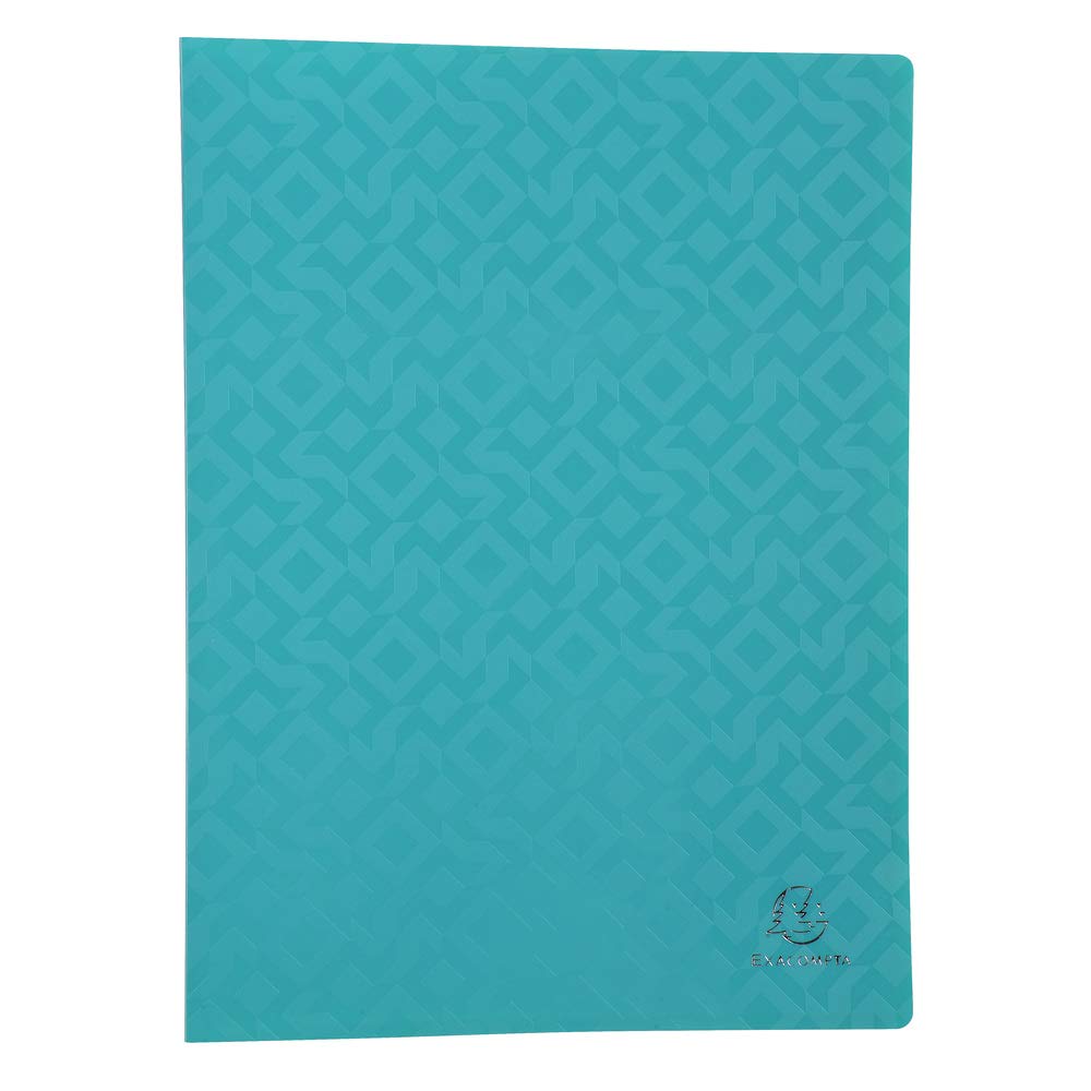 Exacompta - Ref 85520E - Offix Semi-Rigid PP Display Book - 240 x 320mm in Size, Suitable for A4 Documents, 50 Pockets, 100 Viewing Pages - Assorted Colours (Pack of 12)