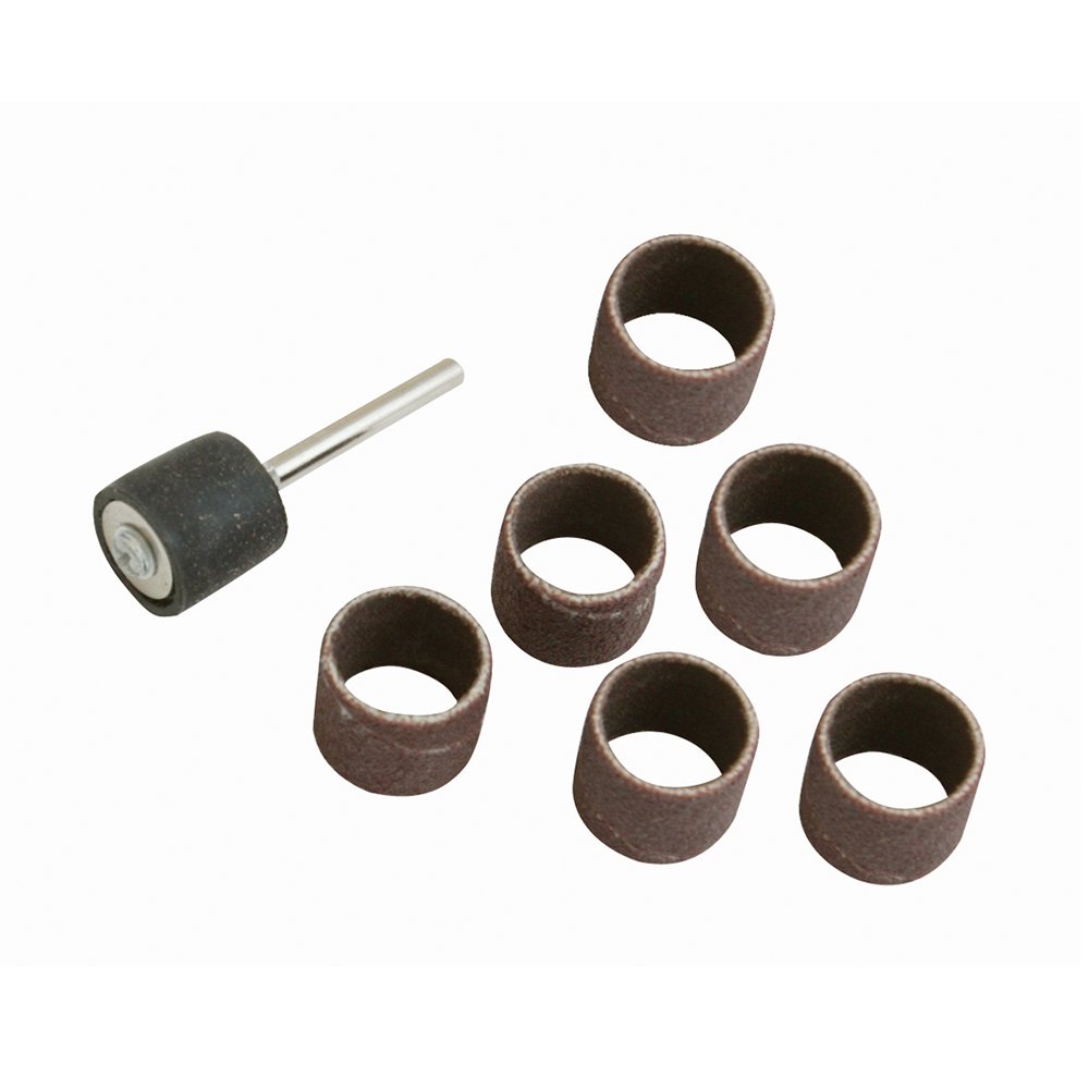 Silverline 598511 Rotary Tool Drum Sanding Set 7pce 6.35 mm (1/4")