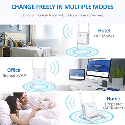 Repetidor-WiFi-Extensor-WiFi-Amplificador-WiFi-1200Mbps-DualBand-5G867Mbps24G300Mbps-4-Antenas-Cobertura-Total-de-360--con-Modo-AprepetidorRouter-Repetidor-Senal-WiFi