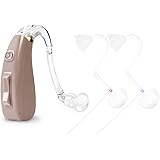 Banglijian Hearing Amplifier Rechargeable Ziv-201P with 4 Channels, Layered Noise Reduction, Adaptive Feedback Cancellation, 2 Types of Sound Tubes