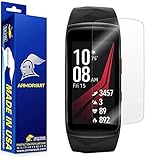 ArmorSuit Samsung Gear Fit 2 Pro Screen Protector (2 Pack) Full Coverage MilitaryShield Screen Protector for Gear Fit 2 Pro -HD Clear Anti-Bubble