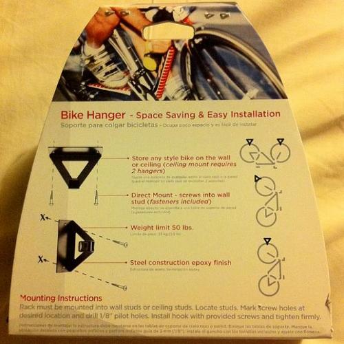 Racor PIW 1R/PIW 1W Pro Wall Mount Bike Hanger on PopScreen