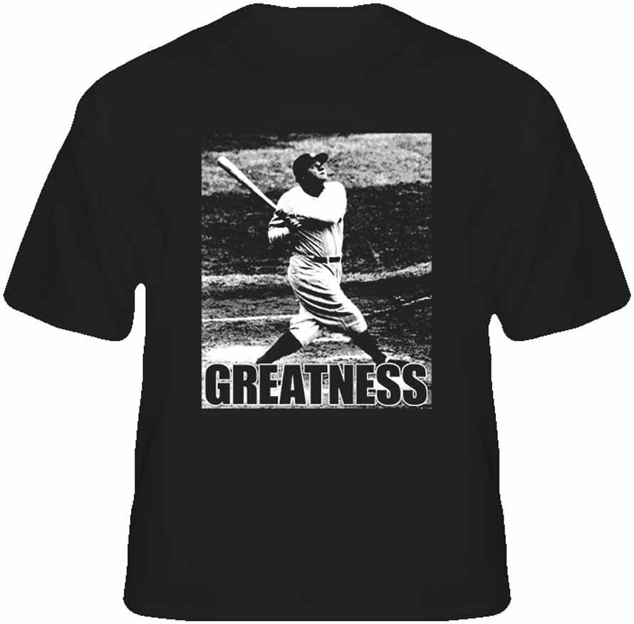 LeadingTshirts Babe Ruth Greatest Baseball Player Greatness Homerun Champ T-Shirt
