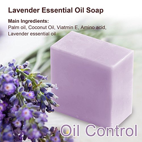 image for C&F Home Organic Soap Bar Gift Set with Free Foaming Net, 4 x 100g Ric