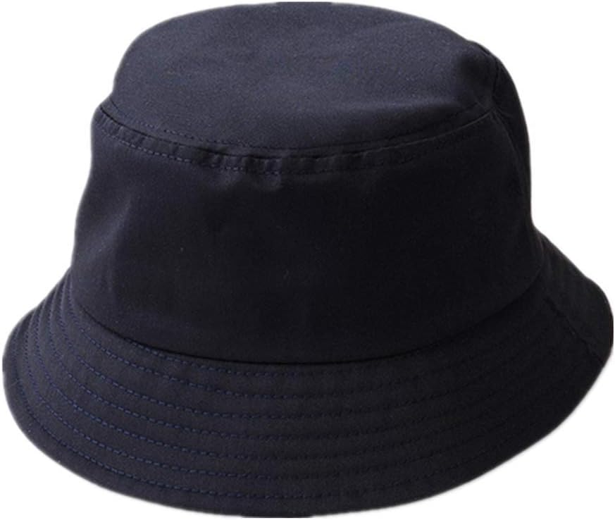 Bucket Hat,Cotton Fisherman Hat Wide Brim Sun Cap for Men Women Outdoor Beach Camping Traveling Hiking Fishing Hunting Golf 58cm