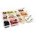 Meal Prep Containers 6-Pack 2-Compartment Bento Lunch Box Food Storage Containers with Lids – 6 Bonus Forks - Reusable BPA Free, Portion Controlled Divided - Microwave, Freezer, Dishwasher Safe