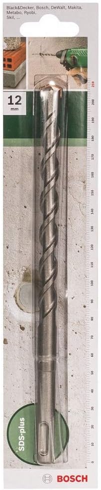 Bosch 2609255523 210mm SDS-Plus Hammer Drill Bit with Diameter 12mm, 210 mm