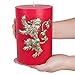 Game of Thrones Candle - House Lannister Insignia Sculpted Pillar Candle - Multi Use Candle With 80 Hour Burn Time - Perfect Gift for the GoT Fan - Unscented - 6