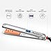 KIPOZI Professional Hair Straightener Nano-Titanium Flat Iron Anti-Frizz,1 Inch Straightening Iron with Adjustable Temperature Suitable for All Hair Types, Instant Heat Up and Dual Voltage, Silverthumb 3