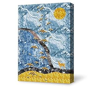 Canvas Wall Art for Living Room,Bedroom Home Artwork Paintings Abstract Art Ready to Hang - 12x18 inches