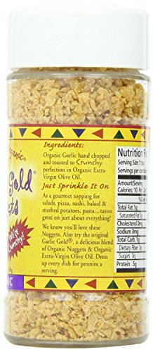 image for USDA Organic Garlic Gold Nuggets, Roasted Organic Garlic Seasoning Gra