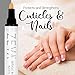 ZEVA Cuticle Oil Pen - Vegan Nail Strengthener Pencil w/Natural Oils & Vitamins for Soft Moisturized Nails & Cuticles - Pedicure to-Go for Men & Women - Made in The USA