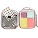 Bentology Lunch Bag and Box Set - Includes Insulated Bag with Handle, Bento Box, 5 Containers and Ice Pack (Owl)