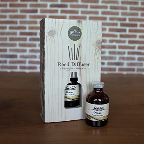 Cozymomo Essential Oil Reed Diffuser Gift Set, Bottle, Reed Sticks, Natural Scented Long Lasting Fragrance Oil for Aromatherapy and Air Freshener Home Spa (Ocean)