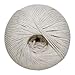 SGT KNOTS Cotton Pea Twine - String Rope for Crafts, Cooking, Kitchen, Macrame (420 feet - 1 Pack, White)
