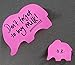 SUCK UK Animal Sticky Notes and Page Markers - Pink Elephant