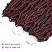 Bomb Twist Crochet Hair 6 Packs Spring Twist Hair Prelooped Crochet Braids Synthetic Hair Extension Passion Hair Mini Twist Hair dreadlocks Braiding Hair for Women 14inch By MIRRA'S MIRROR (T1B/BUG)
