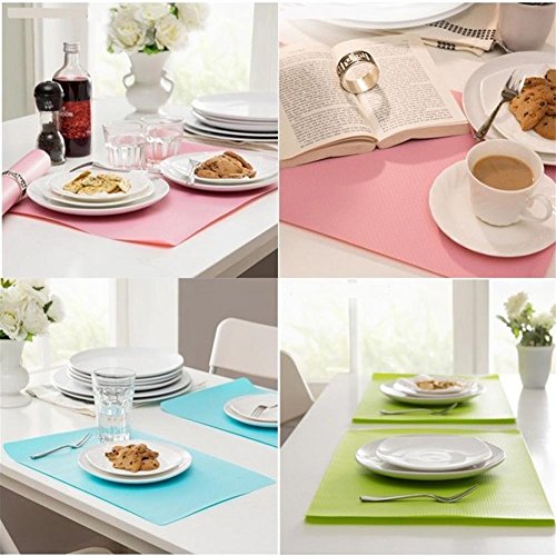 JINDIN Kitchen Shelf Liner Refrigerator Mat Can Be Cut Table Dining Anti-fouling Pad Drawer Wardrobe Cabinet Cover Roll Size 17 Inch Wide 59 Inch Long Pink