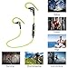 Bluetooth Headphones V4.0 Wireless Sports Stereo Sweatproof Earbuds with Built-in Microphone for iPhone, Tablet, Android Phones Windows Phones