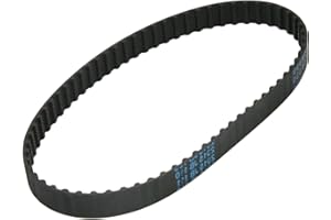 Heyiarbeit T5x330 Timing Belt Power Grip Cogged Toothed Timing Belt Black Rubber 330mm Length 10mm Width 66Teeth 5mm Pitch