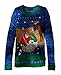 Blizzard Bay Women's Jesus Manger Led Light-up Ugly Christmas Sweater