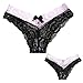 SPFAS Womens Lace Underwear Panties Sexy Soft Seamless Briefs Hipster Panties for Ladies