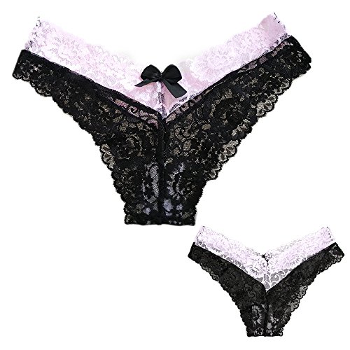 Bezioner-Donna-Slip-Cotone-Intima-Mutandine-con-Pizzo