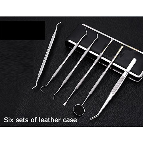6 Hygiene+Pinkiou+Stainless+Dentist+Tweezers