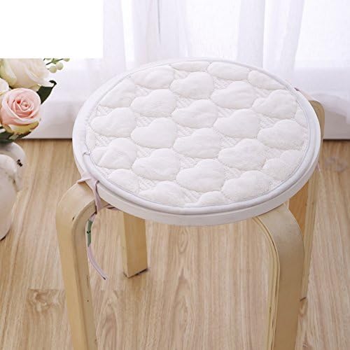 Plush fabric chair cushion/Students round stool cushions-D 40x40cm(16x16inch)
