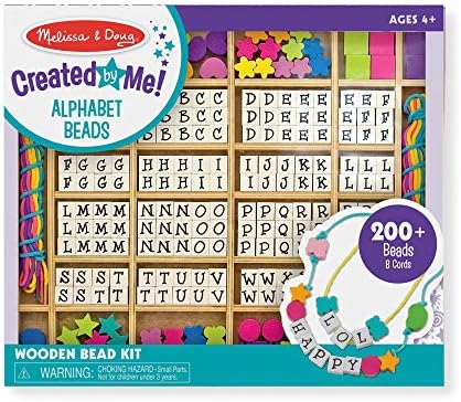 melissa and doug alphabet beads