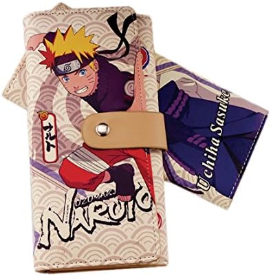 Anime Long Wallet Cartoon Wallet for Female and Male (Naruto)