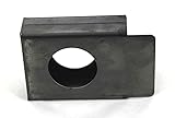 Gate Lockbox Single Hole Weldable Steel 3 1/2" x 4
