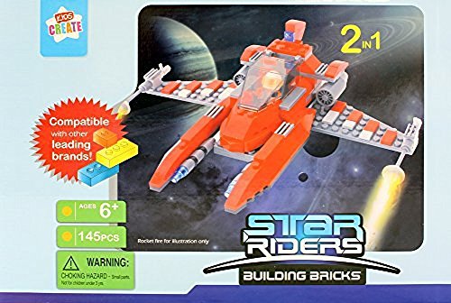 2n1 Star Rider Star Wars Type Ship Building Bricks Compatible with Lego 145 peice