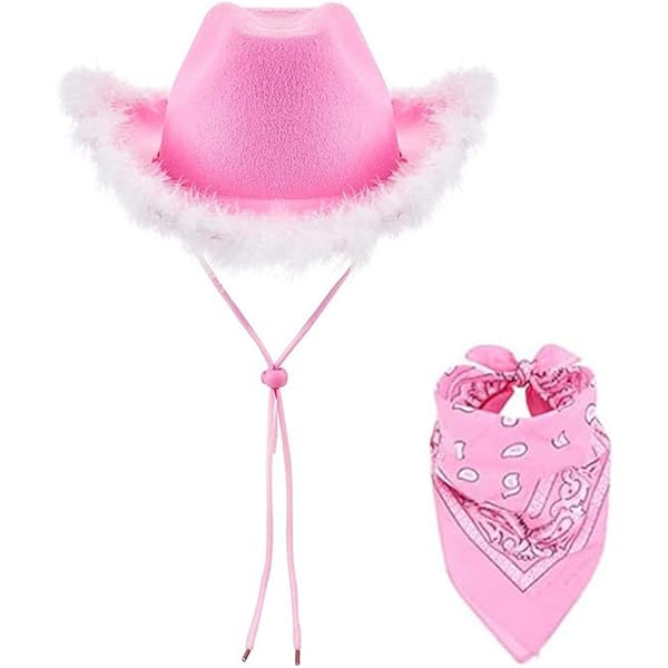 Amazon.com: JUSTOTRY Pink Cowboy Hat - 30th Birthday Cowgirl  display picture 3