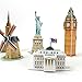 CubicFun 3D Puzzle Architectural Mini Model Kits Collection Toys, New Option B