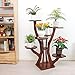 Flower stand Flower Stand Living Room Indoor Solid Wood Floor Multi-Layer Green Plant Stand Chinese Simple Wood Flower Stand Plant Container (Color : Brown, Size : 606095cm)thumb 1