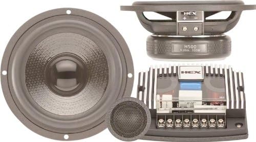 H500S - Diamond Audio 5.25" HEX Series Component Speaker System with Silk Tweeters
