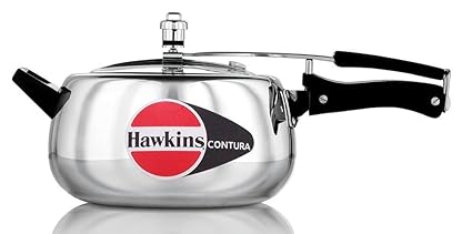 Hawkins Contura Aluminum Pressure Cooker, 5 Litres