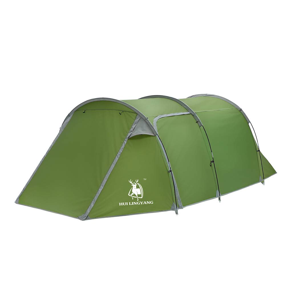 Amazon Com Retrofish 2 Layer Cabin Tent 4 Person Lightweight