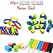Brick Building Blocks Party Favor Novelty Toys Set, Block Bracelets, Erasers, Sharpeners, 48pcs, Great for Children Birthdays, Kid's Goody Bags, Reward Prize Boxes