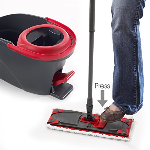OCedar UltraMax EasyWring Microfiber Flat Spin Mop & Bucket Floor