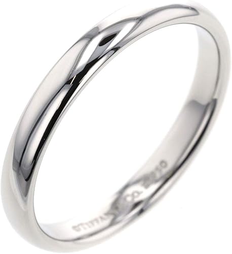 Amazon ティファニー Tiffany Co クラシックバンド 幅約3mm リング 指輪 プラチナpt950 メンズ 中古 リング 通販