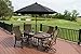 US Weight Durable 50 Pound Umbrella Base Designed to be Used with a Patio Table (Sand)