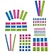 Premium Blue, Green, and Pink Soft Silicone Building Brick and Strap 132 Piece Patent Pending Set - Compatible with All Major Large and Standard Size Brands