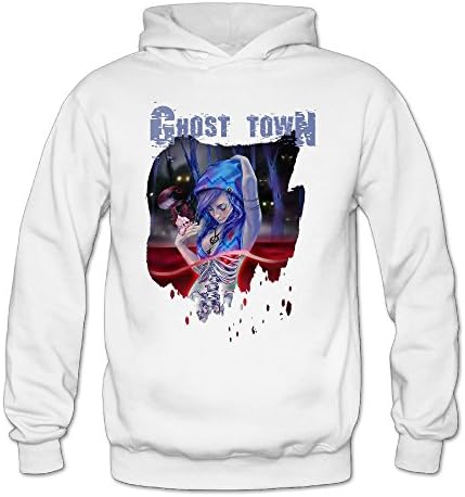 MYKKI GHOST TOWN Women's Sport Fleece Hoodie M White