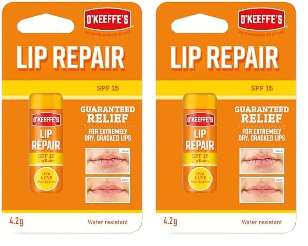 O'Keeffe's Lip Repair and Protect SPF15 4.2g (Pack of 2)