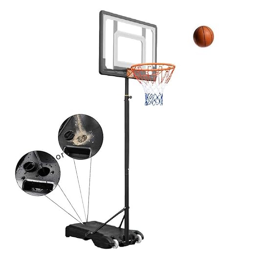 Canasta de baloncesto YXX Juguetes portátiles de Juego de aro de ...